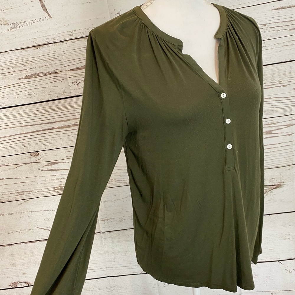 Banana Republic Green Blouse